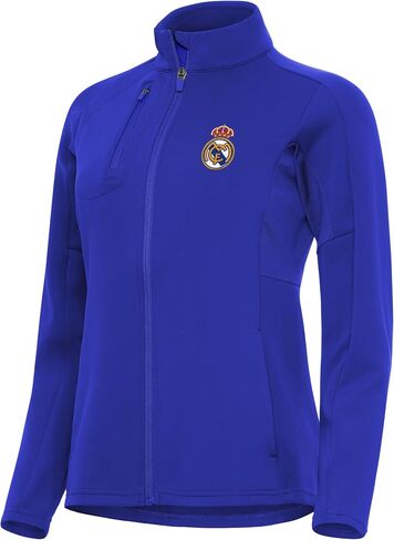 Antigua Real Madrid Women's Generation Full Zip Lightweight Jacket - Four-Way Stretch and Contrast Pocket On Specific Colors in Kuwait