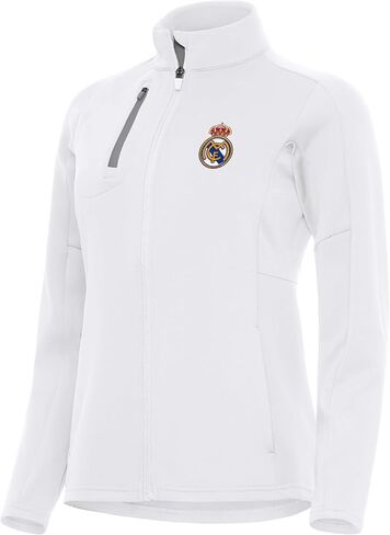 Antigua Real Madrid Women's Generation Full Zip Lightweight Jacket - Four-Way Stretch and Contrast Pocket On Specific Colors in Kuwait