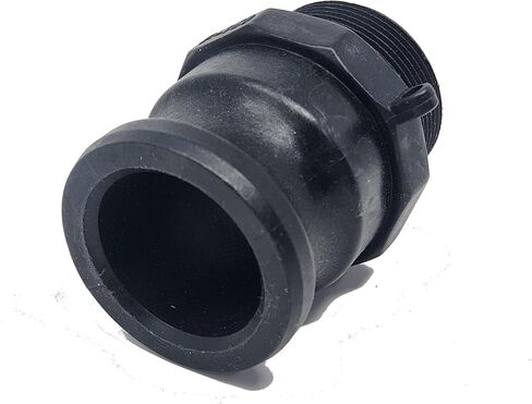 عبوتان: محولات مضخة خزان F-150 Marine القابضة، خيط ذكر NPT مقاس 1.5 بوصة، تركيب Camlock ذكر 1 1/2 بوصة، بولي بروبيلين أسود in Kuwait
