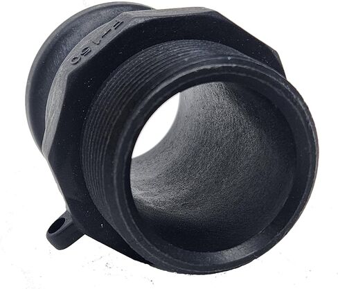 عبوتان: محولات مضخة خزان F-150 Marine القابضة، خيط ذكر NPT مقاس 1.5 بوصة، تركيب Camlock ذكر 1 1/2 بوصة، بولي بروبيلين أسود in Kuwait