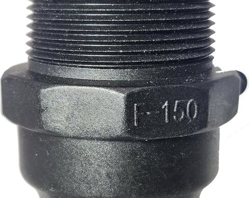 عبوتان: محولات مضخة خزان F-150 Marine القابضة، خيط ذكر NPT مقاس 1.5 بوصة، تركيب Camlock ذكر 1 1/2 بوصة، بولي بروبيلين أسود in Kuwait