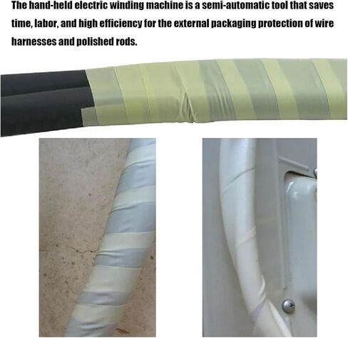 Air Conditioning Tie Wrapping Machine 12V Electric AC Tape Winding Power Tool Cordless Insulation Pipe Wrap Finisher for Industrial Cold Storage Line Set and Wire Harness in Kuwait