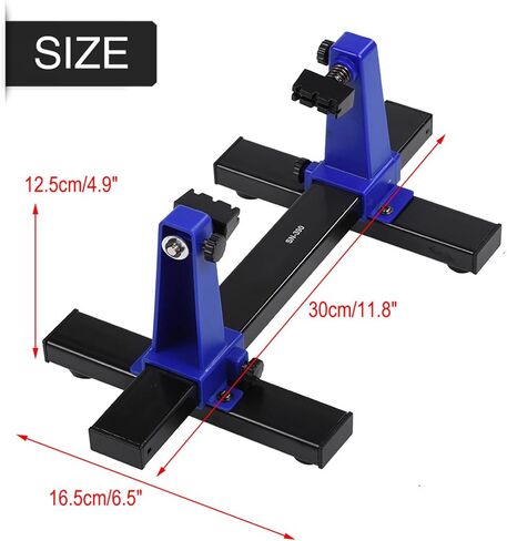360° PCB Holder, it Board Clam Tool, Rotatable Solde Assembly Clamp with ase, Compatible with 200mm Width PCB for Phone Repair and Electronics DIY in Kuwait