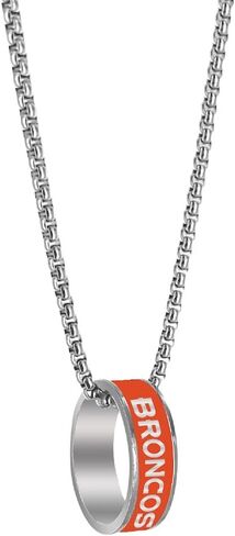 Aminco NFL Denver Broncos Fashion Ring Pendant Necklace in Kuwait