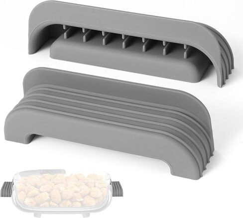 2pcs Silicone Handle Covers for Ninja Crispi Glass Air Fryer, Anti-Slip BPA-Free Air Fryer Handle Covers Dishwasher Safe Compatible with Ninja Crispi Glass Container 2.5QT 4QT 6QT in Kuwait