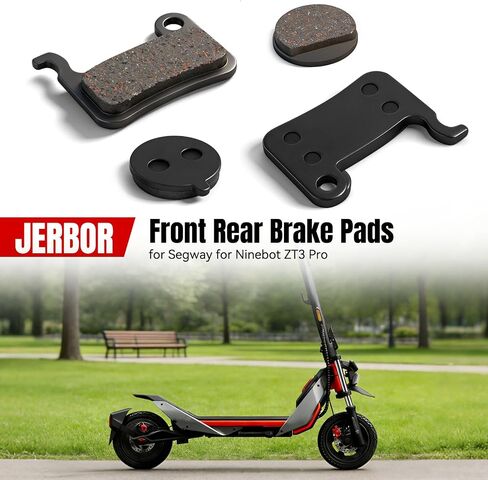 JERBOR Brake Pads for Segway for Ninebot ZT3 Pro, Front Rear Semi Metallic Brakes, Durable Wheel Brake, Accessories for Segway for Ninebot in Kuwait