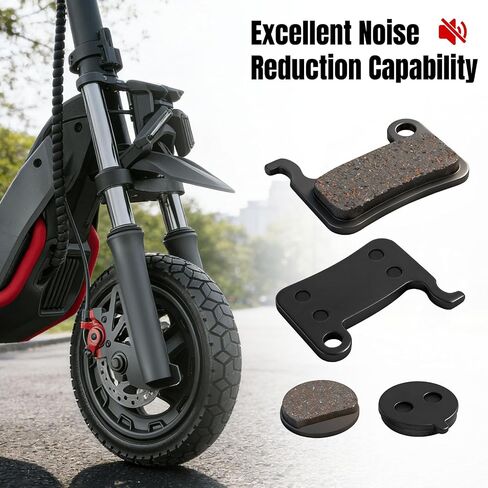JERBOR Brake Pads for Segway for Ninebot ZT3 Pro, Front Rear Semi Metallic Brakes, Durable Wheel Brake, Accessories for Segway for Ninebot in Kuwait