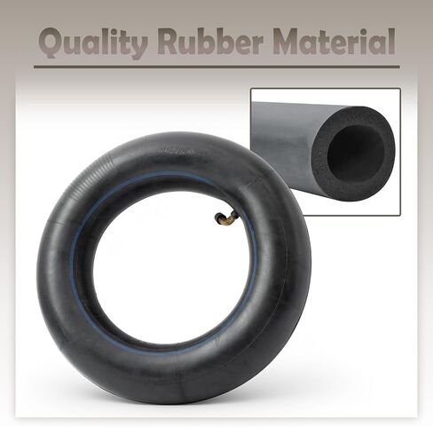 10 Inch Inner Tubes Compatible with IScooter iX3 iX4 iX5 iX7 pro Electric Off-Road Scooter, Rear Front Wheel Tires Parts Replacement Thickened Rubber Puncture-Resistant Black in Kuwait