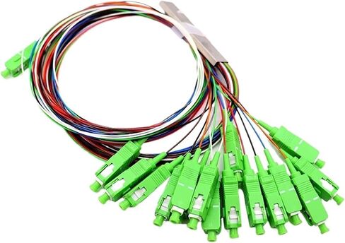 مقسمات الألياف الضوئية (1x2، 1x4، 1x8، 1x16)، موصلات FTTH PLC (5 قطع 1x4) in Saudi Arabia