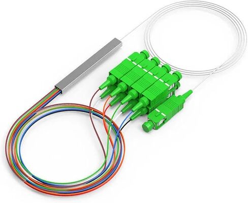 مقسمات الألياف الضوئية (1x2، 1x4، 1x8، 1x16)، موصلات FTTH PLC (5 قطع 1x4) in Kuwait