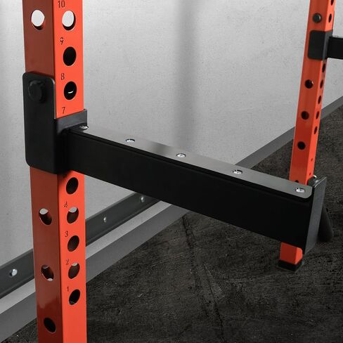 مرفق قفص الطاقة من RitFit Spotter Arms، قضبان أمان لحامل القرفصاء لرف الطاقة 2.36 بوصة × 2.36 بوصة، ملحق قضيب القرفصاء الآمن لصالة الألعاب الرياضية المنزلية in Kuwait