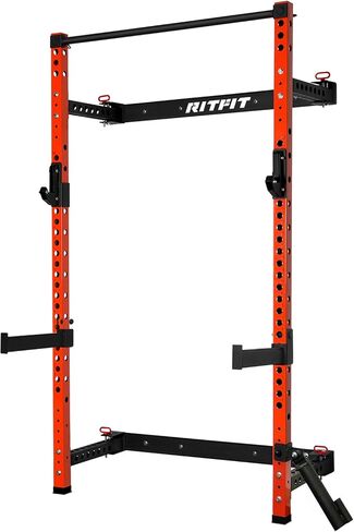 مرفق قفص الطاقة من RitFit Spotter Arms، قضبان أمان لحامل القرفصاء لرف الطاقة 2.36 بوصة × 2.36 بوصة، ملحق قضيب القرفصاء الآمن لصالة الألعاب الرياضية المنزلية in Kuwait