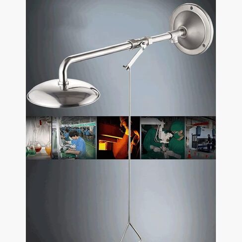 Wall Mounted Eyewash Shower Station, Eye Wash Shower System, Safety Shower Washing Device for Laboratory and Factory in Kuwait