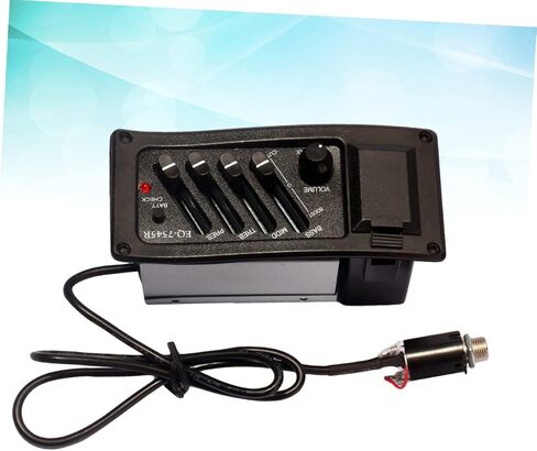Folk Guitarra Pickup Eq Band Amplifier System for Acoustic Guitars Pre Wired with Volume Control and Connecting Wire Essential Accessory for Sound in Kuwait