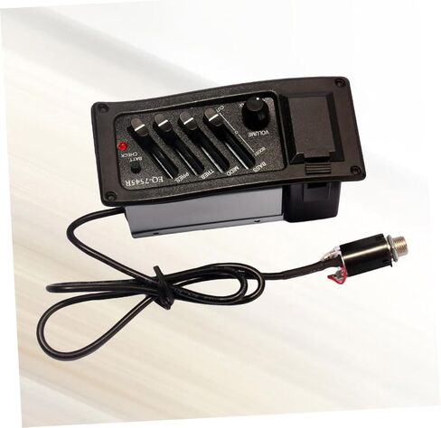 Folk Guitarra Pickup Eq Band Amplifier System for Acoustic Guitars Pre Wired with Volume Control and Connecting Wire Essential Accessory for Sound in Kuwait