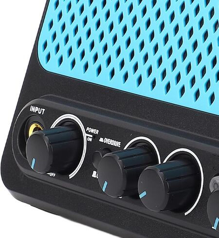 WALFRONT 10W Mini Guitar Amplifier BT 5.0 Double Channel Small Practice Guitar Amp with Clean Distortion Reverb for Practice Anywhere in Kuwait