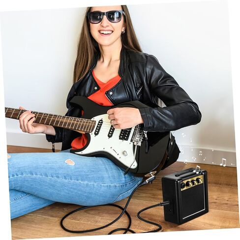 Yardwe 1pc Guitar Accessories Mini Guitar Amplifier Loudspeaker for Players Outdoor and Folk Music in Kuwait