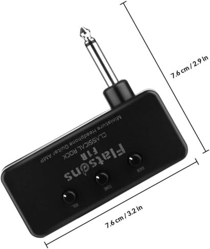 Portable Mini Electric Guitar Amplifier Bass Guitar Headphone Amp for Practice Lightweight Pocket Size Dual Channel Output in Kuwait