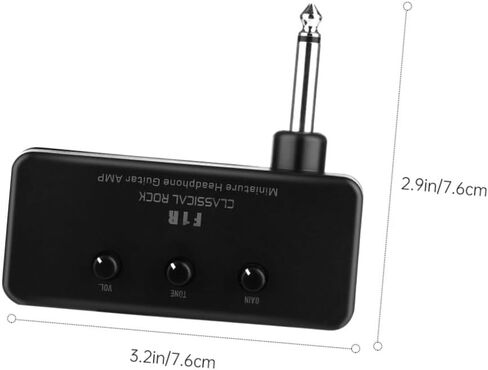 Portable Mini Electric Guitar Amplifier Bass Guitar Headphone Amp for Practice Lightweight Pocket Size Dual Channel Output in Kuwait