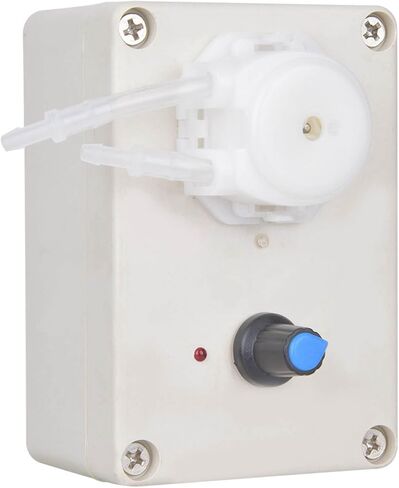 Bewinner Industrial Peristaltic Liquid Pump Adjustable Flowing Dosing Pump, 12V 5-120mlmin 24V 5-200mlmin, Single Head Easy Disassembly for Lab Biochemical Pharmaceutical Use in Kuwait