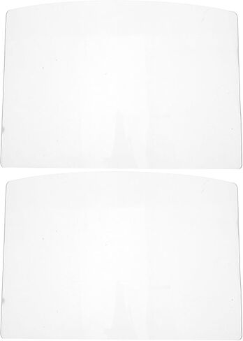 iplusmile 2pcs غطاء السفع الرملي استبدال عدسة زجاجية 4 مم درع واقي مع تقنية مكافحة الضباب مناسب بشكل مريح للحام والسفع الرملي in Kuwait