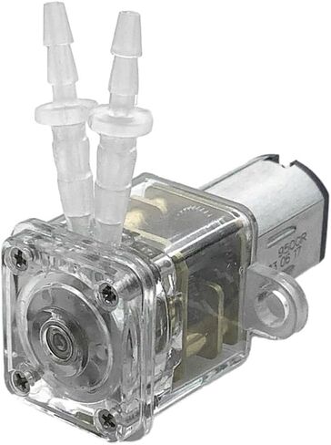 Peristaltic Pump Dosing Mini Liquid Selfpriming Pump for Aquarium Tank Lab Chemical Analysis GROTHEN 6V 1mm ID X 2mm OD for Experiment, Biochemical Analysis, Pharmacy, and Bioengineering (6V) in Kuwait