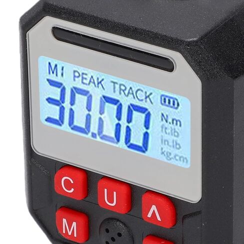 Generic محول عزم الدوران الرقمي، نطاق 1/2 بوصة 3 إلى 60 نانومتر مع شاشة LCD ملونة وتنبيه ذكي، لمهام الصيانة والتجميع التلقائي، محول مفتاح عزم الدوران الرقمي للسيارات in Kuwait