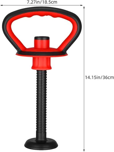 Kisangel Adjustable Kettlebell Handle with Base Nut for 40 Lb Weight Plates Anti-Slip Grip Attachment for Strength Training and Full Body Workouts at Home or Office in Kuwait
