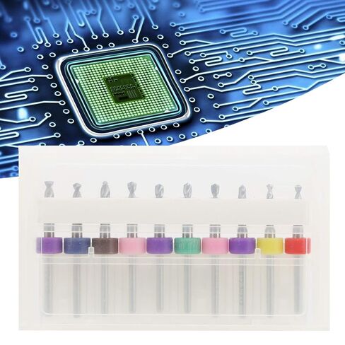 10 قطعة 2.1-3 مللي متر مجموعة لقمة مثقاب صغيرة من الكربيد الأسمنتي للوحة دوائر طباعة PCB باستخدام الحاسب الآلي in Kuwait