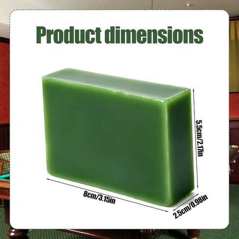 Bees Wax Bar for Pool Table, 3oz/85g Durable Billiard Table Wax Billiards Accessories for Repair Slate Seams Filling Screw Holes and Gaps Game Room Restoration, Easy Apply(Green) in Kuwait