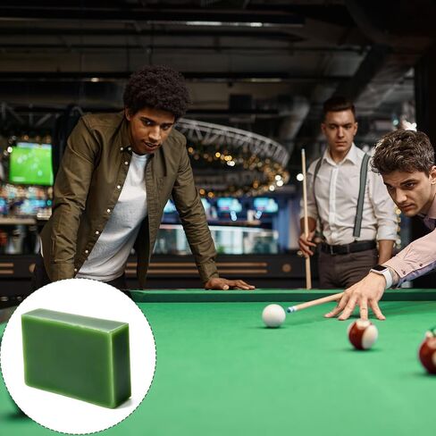 Bees Wax Bar for Pool Table, 3oz/85g Durable Billiard Table Wax Billiards Accessories for Repair Slate Seams Filling Screw Holes and Gaps Game Room Restoration, Easy Apply(Green) in Kuwait