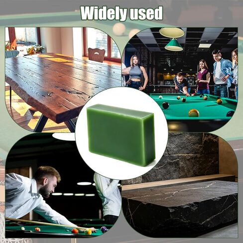 Bees Wax Bar for Pool Table, 3oz/85g Durable Billiard Table Wax Billiards Accessories for Repair Slate Seams Filling Screw Holes and Gaps Game Room Restoration, Easy Apply(Green) in Kuwait