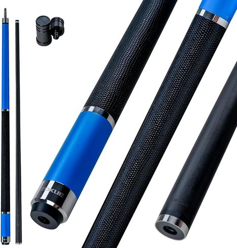 Carbon Fiber Pool Cue Stick for Adults, Low Deflection Shaft, Titanium Alloy 3/8x8 Joint, 12.5mm Tip in Kuwait