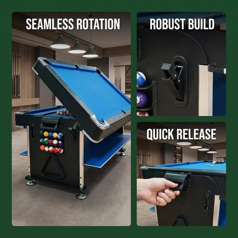 Billiard Rotating Table Snap Game Table Top Lock Spare Parts Professional Replacement Portable Easy to Install Accessories in Kuwait
