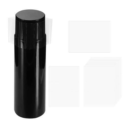 uxcell 200Pcs Heat Shrink Wrap Bands, 30x39mm(1.2x1.5 Inch) PVC Clear Perforated Shrink Bands, Seal Container for Bottles, Jars, Lip Gloss Tubes, Cans and Tins Fit Cap Diameter 0.8"-0.9" in Kuwait