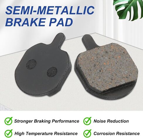 HARFINGTON Disc Brake Pad Semi-Metallic Resin Bike Brake Pads for BB7 M355 M640 Mountain Road Bike in Kuwait