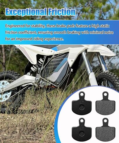Electric Dirt Bike Brake Pad Fits For ETM RTR Lite E-Bike Replacement accessories in Kuwait