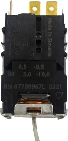 Danfoss 077B7100 Thermostat 1 Door Refrigerators 077B7100 077B0967L Cold Cut-in +14.9F Cold cut-out -0.4F Warm Cut-in +47.3F Warm Cut-out +37.4F Capillary tube length 47.2in B0 Fit: K50P-1125-001 in Kuwait