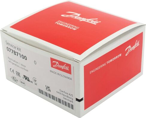 Danfoss 077B7100 Thermostat 1 Door Refrigerators 077B7100 077B0967L Cold Cut-in +14.9F Cold cut-out -0.4F Warm Cut-in +47.3F Warm Cut-out +37.4F Capillary tube length 47.2in B0 Fit: K50P-1125-001 in Kuwait