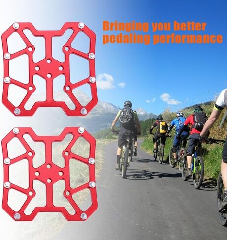 1 Pair Aluminum Alloy Bike Clipless Pedal Adapters to Universal Platform Pedal Converter for Mountain & Road Bikes in Kuwait