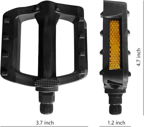 Bike Pedals 1 Pair HX-191 Replacement 9/16" Bicycle Pedals Fit for Women Men Bicycles in Kuwait