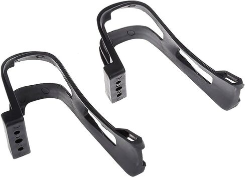 BIBABLYKE Bicycles Pedal Half Clip Road Bike Strapless Toe Pedal Clip Mountain Bike Cycling Pedals Toe Clip Cycling Accessories in Kuwait