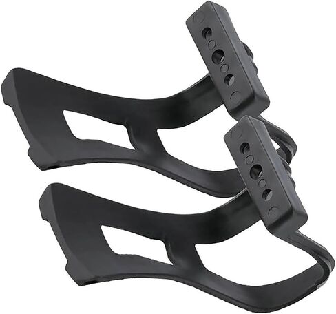 BIBABLYKE Bicycles Pedal Half Clip Road Bike Strapless Toe Pedal Clip Mountain Bike Cycling Pedals Toe Clip Cycling Accessories in Kuwait