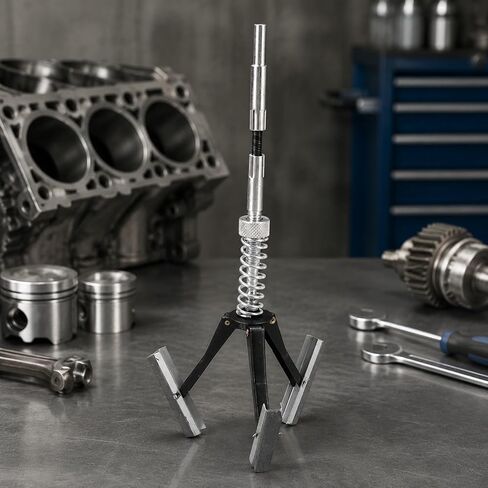 Engine Cylinder Hone Tool Deglazer with 3 Piece 220 Grit Stones 1 1 / 8in - Fast, Adjustable Bore Honing for 1 1 / 4in to 3 1 / 2in Cylinders, Durable Metal Construction for Auto in Kuwait