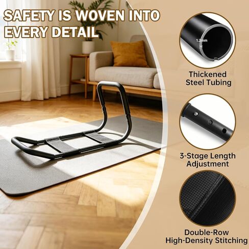 Hamstring Stretcher for Knee Extension, Adjustable Leg Stretcher for Flexibility, Calf, Hip & Lower Back Stretching Equipment, Knee Stretcher for Mobility, Yoga, Physical Therapy & ACL Recovery in Kuwait