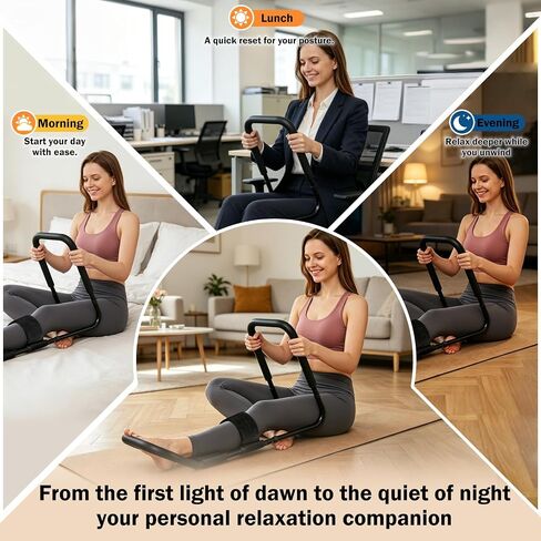 Hamstring Stretcher for Knee Extension, Adjustable Leg Stretcher for Flexibility, Calf, Hip & Lower Back Stretching Equipment, Knee Stretcher for Mobility, Yoga, Physical Therapy & ACL Recovery in Kuwait