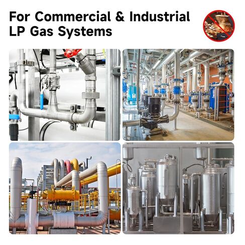 معدات غاز LP R622-DFF منظم المرحلة الثانية، زنبرك مرحاض مقاس 9-13 بوصة، 3/4 بوصة × 3/4 بوصة NPT in Kuwait