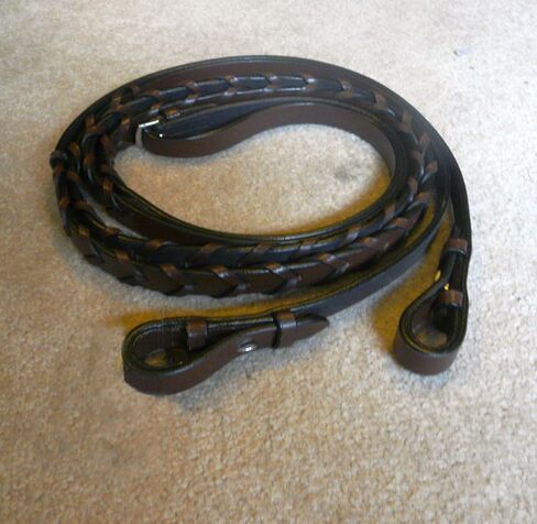 Henri de Rivel Pro Extra Long Flat Laced Reins in Kuwait