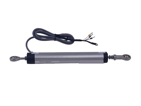 1PCS KPM23 25-300mm Linear Potentiometer Displacement Transducer Travel Sensor with Two Sides Ball Joint(275mm) in Kuwait