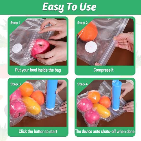 45 Pcs Vacuum Sealer Bags for Food, 3 Size Reusable Sous Vide Bags with Air Valve 8.7" x8.3" and 13.3" x 10.3" and 13.3" x 11.8" Air Valve Zipper Bag for Food Storage Freshness (S+M+L) in Kuwait